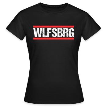 Wolfsburgerin Wolfsburger Wolfsburg - Frauen T-Shirt - Schwarz - Vorne - AI Model Female 172 dark (172cm)