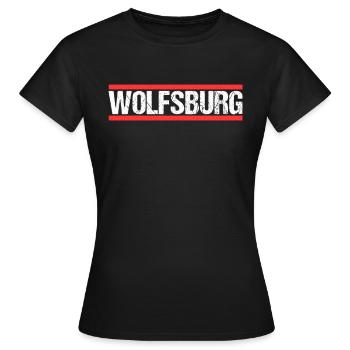Wolfsburgerin Wolfsburger Wolfsburg - Frauen T-Shirt - Schwarz - Vorne - AI Model Female 172 dark (172cm)