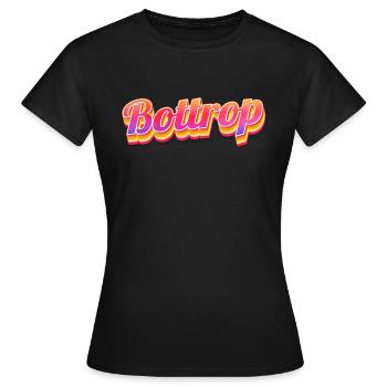 Bottroperin Bottroper Bottrop - Frauen T-Shirt - Schwarz - Vorne - AI Model Female 172 dark (172cm)