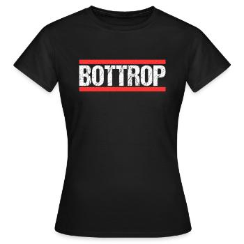 Bottroperin Bottroper Bottrop - Frauen T-Shirt - Schwarz - Vorne - AI Model Female 172 dark (172cm)