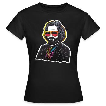 Le communisme a quitté le marxisme Karl Marx - T-shirt Femme - noir - Devant - AI Model Female 172 dark (172cm)
