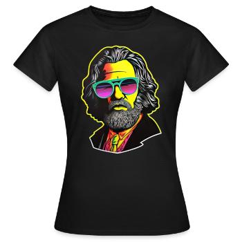 Le communisme a quitté le marxisme Karl Marx - T-shirt Femme - noir - Devant - AI Model Female 172 dark (172cm)