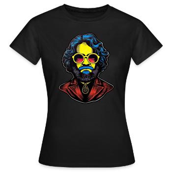 Le communisme a quitté le marxisme Karl Marx - T-shirt Femme - noir - Devant - AI Model Female 172 dark (172cm)
