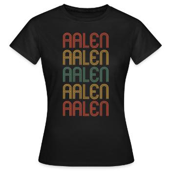 Aalenerin Aalener Aalen - Frauen T-Shirt - Schwarz - Vorne - AI Model Female 172 dark (172cm)