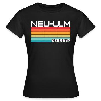 Neu Ulmerin Neu Ulmer Neu Ulm - Frauen T-Shirt - Schwarz - Vorne - AI Model Female 172 dark (172cm)