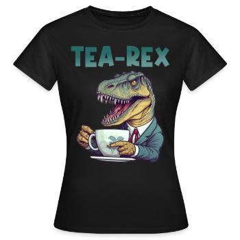 Amateur de thé buveur de thé buveur de thé - T-shirt Femme - noir - Devant - AI Model Female 172 dark (172cm)
