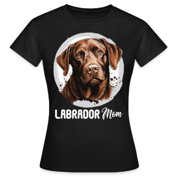 Labrador - T-shirt Femme - noir - Devant - AI Model Female 172 dark (172cm)