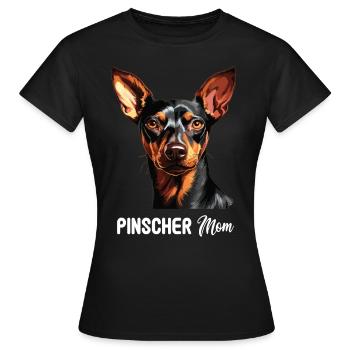 Pinscher - T-shirt Femme - noir - Devant - AI Model Female 172 dark (172cm)