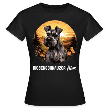 Schnauzer géant - T-shirt Femme - noir - Devant - AI Model Female 172 dark (172cm)