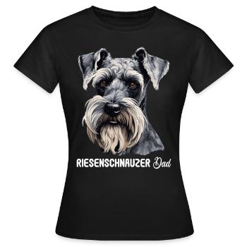 Schnauzer géant - T-shirt Femme - noir - Devant - AI Model Female 172 dark (172cm)