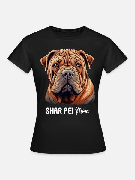 Shar Pei - Frauen T-Shirt - Schwarz