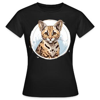 Savane - T-shirt Femme - noir - Devant - AI Model Female 172 dark (172cm)