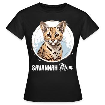Savane - T-shirt Femme - noir - Devant - AI Model Female 172 dark (172cm)