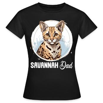 Savane - T-shirt Femme - noir - Devant - AI Model Female 172 dark (172cm)
