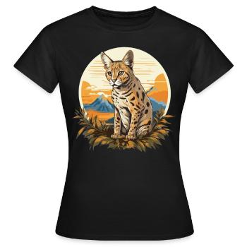 Savane - T-shirt Femme - noir - Devant - AI Model Female 172 dark (172cm)