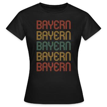 Bayer Bayerin Bayern - Frauen T-Shirt - Schwarz - Vorne - AI Model Female 172 dark (172cm)