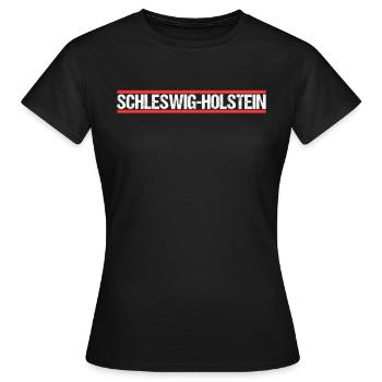 Schleswig Holsteiner Holsteinerin Holstein - Frauen T-Shirt - Schwarz - Vorne - AI Model Female 172 dark (172cm)