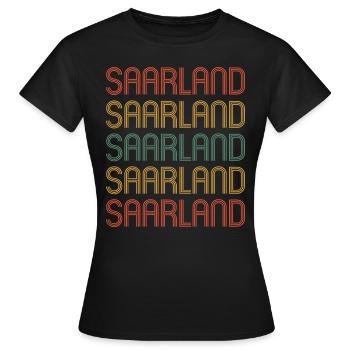 Sarre Saarlander Sarre - T-shirt Femme - noir - Devant - AI Model Female 172 dark (172cm)