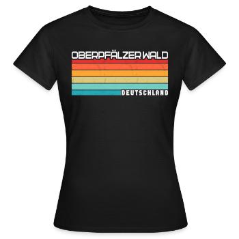 Upper Palatinate Forest - Women's T-Shirt - black - Front - AI Model Female 172 dark (172cm)