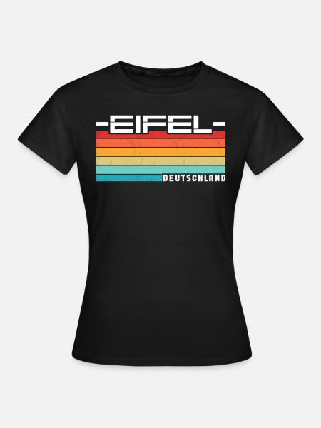 Eifel - Frauen T-Shirt - Schwarz