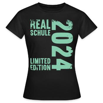 Realschule Junge Mädchen Realschule 2024 - Frauen T-Shirt - Schwarz - Vorne - AI Model Female 172 dark (172cm)