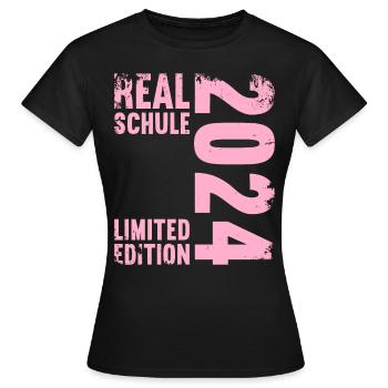 Realschule Junge Mädchen Realschule 2024 - Frauen T-Shirt - Schwarz - Vorne - AI Model Female 172 dark (172cm)