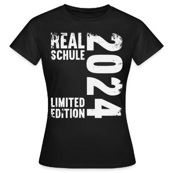 Realschule Junge Mädchen Realschule 2024 - Frauen T-Shirt - Schwarz - Vorne - AI Model Female 172 dark (172cm)