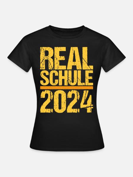 Realschule Junge Mädchen Realschule 2024 - Frauen T-Shirt - Schwarz