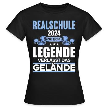 Lycée Jeunes Filles Lycée 2024 - T-shirt Femme - noir - Devant - AI Model Female 172 dark (172cm)
