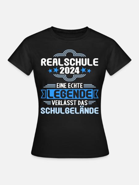 Realschule Junge Mädchen Realschule 2024 - Frauen T-Shirt - Schwarz
