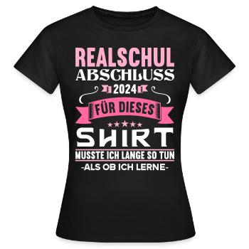 Lycée Jeunes Filles Lycée 2024 - T-shirt Femme - noir - Devant - AI Model Female 172 dark (172cm)