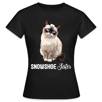 Chaton raquette Chat raquette - T-shirt Femme - noir - Devant - AI Model Female 172 dark (172cm)
