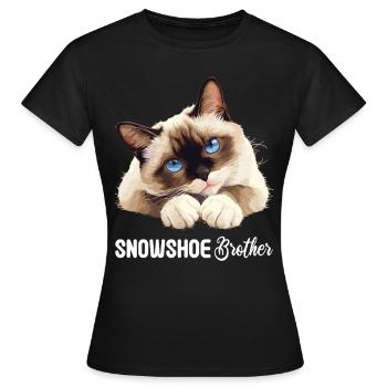Chaton raquette Chat raquette - T-shirt Femme - noir - Devant - AI Model Female 172 dark (172cm)