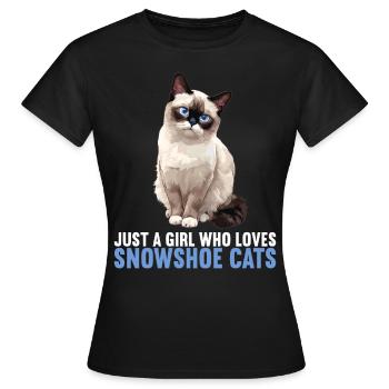 Chaton raquette Chat raquette - T-shirt Femme - noir - Devant - AI Model Female 172 dark (172cm)