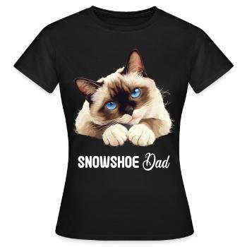 Chaton raquette Chat raquette - T-shirt Femme - noir - Devant - AI Model Female 172 dark (172cm)