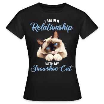 Chaton raquette Chat raquette - T-shirt Femme - noir - Devant - AI Model Female 172 dark (172cm)