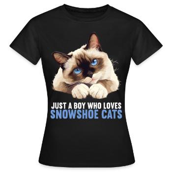 Chaton raquette Chat raquette - T-shirt Femme - noir - Devant - AI Model Female 172 dark (172cm)