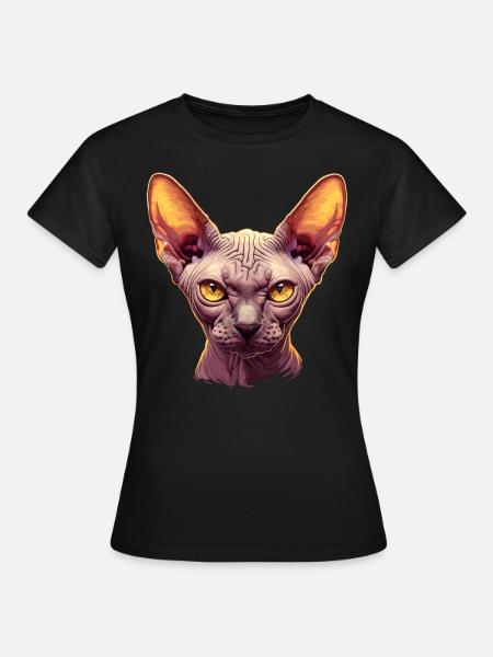 Sphynx Kätzchen Sphynx Katze - Frauen T-Shirt - Schwarz