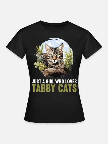 Tabby Kätzchen Tabby Katze - Frauen T-Shirt - Schwarz