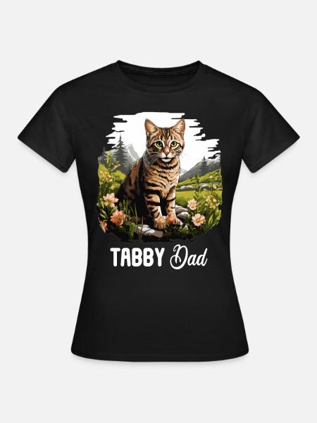 Tabby Kätzchen Tabby Katze - Frauen T-Shirt - Schwarz