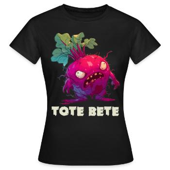 Halloween Rote Bete Tote Beete Tote Bete - Frauen T-Shirt - Schwarz - Vorne - AI Model Female 172 dark (172cm)