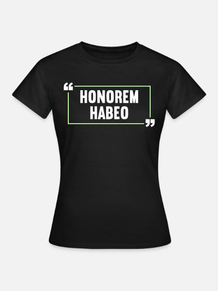 Latin Funny Latin Saying - Women's T-Shirt - black