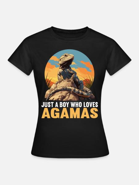 Agamen Agame - Frauen T-Shirt - Schwarz