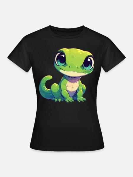 Agamen Agame - Frauen T-Shirt - Schwarz