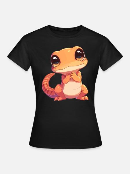 Agamen Agame - Frauen T-Shirt - Schwarz