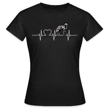 Chiens sauvages Chien sauvage - T-shirt Femme - noir - Devant - AI Model Female 172 dark (172cm)