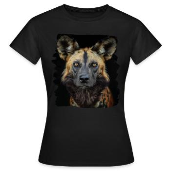 Chiens sauvages Chien sauvage - T-shirt Femme - noir - Devant - AI Model Female 172 dark (172cm)