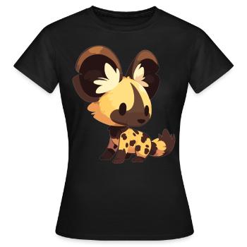 Chiens sauvages Chien sauvage - T-shirt Femme - noir - Devant - AI Model Female 172 dark (172cm)