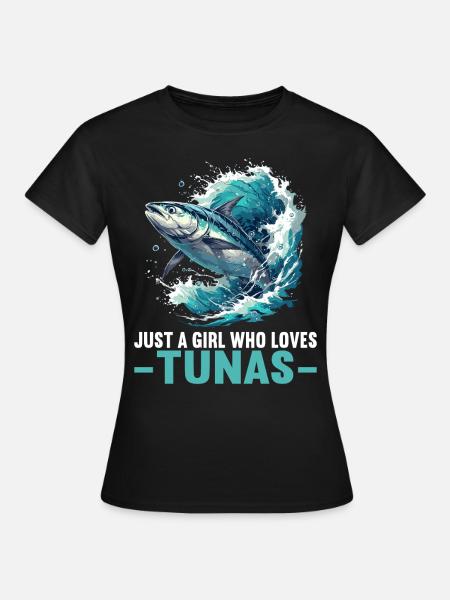 Tuna Thunfische Thunfisch - Frauen T-Shirt - Schwarz