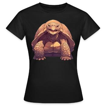 Tortues géantes Tortue géante - T-shirt Femme - noir - Devant - AI Model Female 172 dark (172cm)